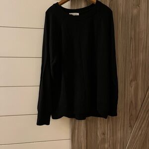 Workshop Republic Clothing Black Long Sleeve Tee